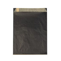 Black Grease Resistant Bags 6 3/4" x 1 1/8" x 9" 100 pack GPB6B