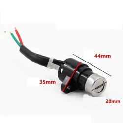Electric Bicycle Ignition Switch Key Power Lock For Electric Scooter E-Bike Ignition Switch Keys Power Lock Universal Parts