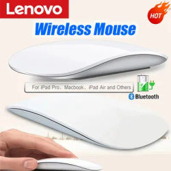 Lenovo Wireless Mouse Rechargeable Bluetooth 5.0 Silent Surface Touch Mice Ultra-thin Magic Mouse For Laptop ipad PC Macbook Mac