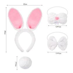 Altri accessori Fantasia animale Coniglio coniglietto di Pasqua Divertente Bambini Unisex Halloween Carnevale Carnevale Feste Vestirsi