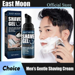 Men Shaving Gel Cutting Prevention Soften Beard Anti Allergy Painless Cleaning Gentle Protect Skin Comfortable Sooth Shave Cream