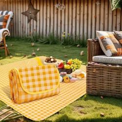 Tapis de pique-nique en plein air, imperméable, résistant à l'humidité, tapis de sol de Camping, couverture de pique-nique épaisse pour les activités de plein air et la terre d'herbe