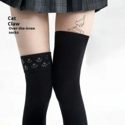 Bas antidérapants en Silicone pour femmes, 70/50/40cm, chaussettes fines et transparentes, cuisses hautes, uniforme de Style japonais, chaussettes hautes au genou JK