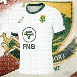 2026 Summer Men's New South African Rugby Training Uniform Sport Quick-drying T-shirt Top FamilyMatching Breathable Sports Tops