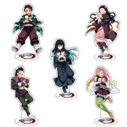 Demon Slayer‌ ‌Kimetsu no Yaiba Anime Stand Model Plate Decoration Desk Figure Display Friends New Gift Cartoon Prime Products
