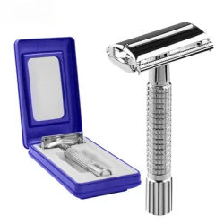 Classic Traditional Double Edge Shaving Razor Set for Men Safety Razor Beard Safety Razor for Barber Styling Accessories Tools