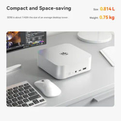 BEELINK SER8-8745HS/ AMD Ryze 7 8745HS 3.8-4.9GHz 8C/16T / Ssd