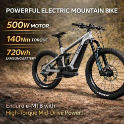 High Power Mid Motor Electric Mountain Bike Wireless Electronic 12 Speed Gear 140Nm Torque 29er Enduro