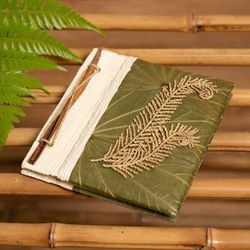 Palm Leaf,'Eco-Friendly Journal Made from Banana Tree Bark and Leaves'