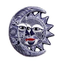 Romantic Eclipse,'Ceramic wall adornment'
