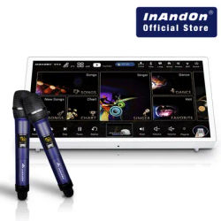 InAndOn KD9MAX Professional Karaoke System 4-in-1 White Machine