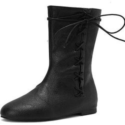 Medievale Rinascimento A stivale Scarpe da Ballo Pirata Guerriero Vichingo Costume Per donna Vichingo Costumi da pirata Halloween Carnevale Performance LARP Fiera Rinascimentale Adulti Scarpe