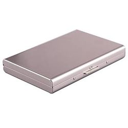 Portacarte di credito in acciaio inossidabile custodia per carte di credito in metallo portacarte RFID per donne o uomini