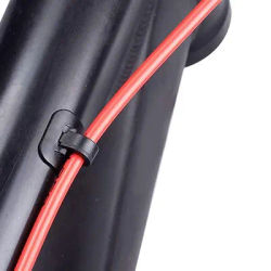 8Sets Bike Brake Cable Clip Alloy Derailleur Guide Clamp with Adhesive Seat Shifter Hose Guide Road Bicycle Cable Buckle