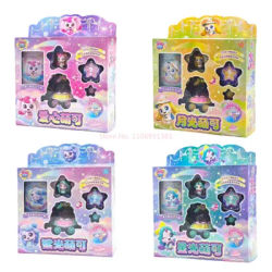 New Catch Teenieping Anime Figure Shining Meteor Season 6 Chinese Version 7 Girl Sweetheart Doll Figurine Collection Toy Set