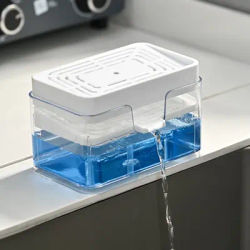 Press Soap Dispenser Cleaner Dishwashing Liquid Dish Brush Automatic Soap Liquid Box