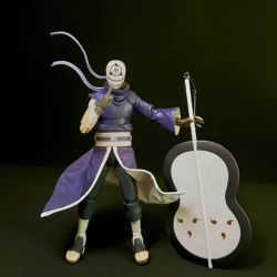 1/12 Scale Naruto Uchiha Obito Japanese Ninja Anime Male Clothes Hemline for SHF 6'' Action Figure Soldier Scene Props