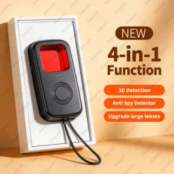 Rechargeable Camera Detector for Anti Candid Security Protection Mini Pinhole Hidden Camera Lens Detect Gadget Hotel Peeping