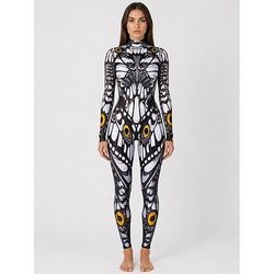 Tuta Intera Body Costume tutina Grafico Farfalla Stampa Rave Per donna Costume per Festival Musicale Feste Discoteca Halloween Carnevale Bambini Adulti