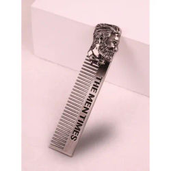 1 Pc Advanced Metal Comb, Fine Tooth Comb, Anti Static, Heat Resistant, Portable Travel comb，Special for real hair wigs