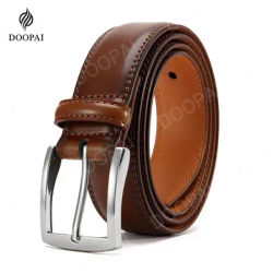 Ceintures en cuir véritable pour hommes, de haute qualité, LONG, grande boucle ardillon, en métal, automatique, nouvelle collection 2023