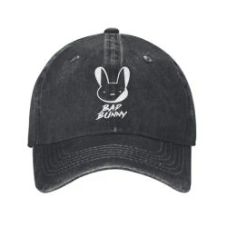 Bad Bunny In Panama Hat Un Verano Sin Ti Album Casquette de baseball décontractée Chapeau de camionneur d'été Casquette Snapback résistante au soleil Casquettes de baseball ajustées