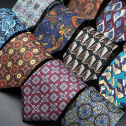 Cravate en Slik douce pour hommes, 8.5cm, à carreaux, à pois, bleu, vert, Gravatas pour hommes, coupe florale Paisley, costume de fête de mariage, accessoires de chemise