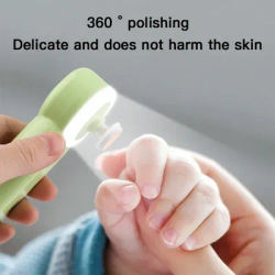 Luminous Rechargeable Newborn Electric Nail Clipper Baby Anti-clamping Scissors Baby Nail Scissors Set Baby Nail Grinder