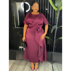 African Dresses for Women Plus Size Africa Clothes Dashiki Ankara Outfits Gown Elegant Muslim Wedding Party Long Dress 2025