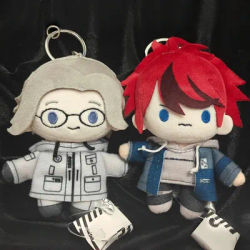 Genuine The Hundred Line Chibi Eyes Plush Toy Anime Character Takumi Sumino Eito Aotsuki 10cm Stuffed Plush Doll Toy