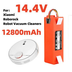 for Xiaomi Roborock Robotic Vacuum Cleaner S55, S60, S65, S50, S51, S5 MAX S6 Parts, 14.4V, 5200mAh