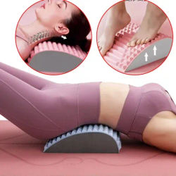 Oreiller civière pour le dos, Massage de la taille, soutien lombaire du cou, correcteur de Posture, sciatique, hernie discale, soulagement de la douleur, relaxation