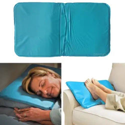 Oreiller en PVC froid glacé pour l'été, insert de thérapie de massage, instituts musculaires polymères, oreiller de refroidissement, coussin d'aide au sommeil pour le cou, 1 pièce, 2 pièces