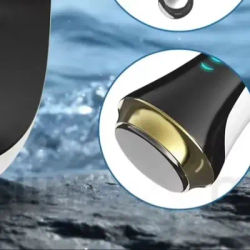 7 IN 1 Oxygen Ice Blue Small Bubble Skin Grinder Microcurrent Sprayer Blackhead Extractor Deep Cleansing Exfoliating Skin