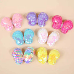 5pcs Sequined Sponge Filled Butterfly Accessories Used For DIY Hair Accessories Clothing Shoes Handicrafts Decor Accessories