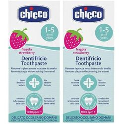 Chicco® Dentifricio Fragola 2x50 ml