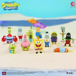 SpongeBob SquarePants Blind Box Toys Fish Life Drama Series Alloy Anime Figure Doll Model Toys Collect Ornaments