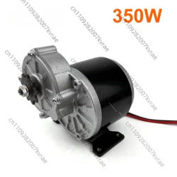 2Pcs MY1016Z3 350W Variable Speed Brushed Motor 24V 36V Replacement Parts For Electric Scooter Bike Trolley