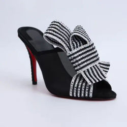 Nouvelles sandales en cuir pour femmes, talons hauts de luxe en maille respirante, sensation internet