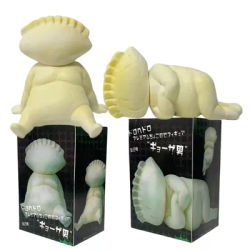 In Stock Dorohedoro Action Figure Dumpling Boy Kaiman Shin Kikurage Dumpling Desktop Ornament Model Phone Holder Toys Gifts
