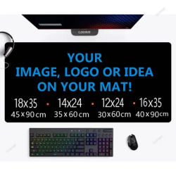 Personnalisez votre tapis de souris Playmat 600x350, tapis de bureau de jeu sur table à image personnalisée, tapis de jeu personnalisé impression HD, cadeaux personnalisés