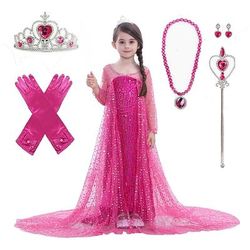 Principessa Fiaba Vestito Abito da damigella Vestiti Abito da vacanza for Ragazze Bambini Natale Mascherata Settimana del libro Matrimonio Ospite di nozze Sinfonia di storie