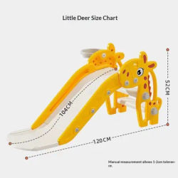 Slides Foldable Indoor Baby Toddler Slide Compact Home Playset Safe Non Slip Small Kids Playground Toy Ages 1 Year Plus Slides