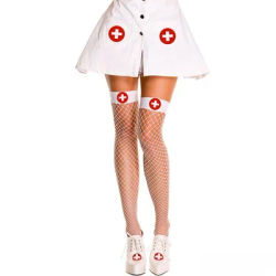 Lolita cuisse haute bas mignon noeud rouge JK genou chaussettes hautes résille bas femmes infirmière Cosplay cuisse haute chaussettes femmes bas