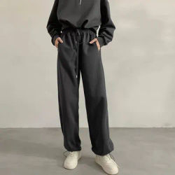 Pantalons décontractés pour femmes, polyvalents, taille haute, cordon de serrage, amples, décontractés, à la cheville ajustée, amincissants, sportifs, pour femmes