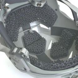 Casque tactique imprimé en 3D à haute élasticité avec doublure intérieure respirante
