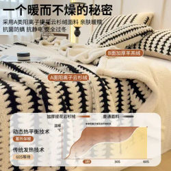 Couverture épaisse et chaude en flanelle, Super douce et moelleuse, Queen, simple, Double taille, confortable, multifonctionnelle, pour la sieste, respectueuse de la peau