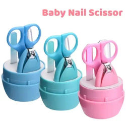 Safe Portable Nail Clipper Trimmer Tweezer with Box Children Manicure Kit Newborn Baby Nail Scissor Baby Nail Care Tool Kid