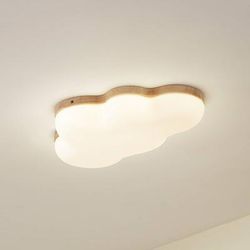 Plafoniera a LED Pilvi Lindby, Bianco / Opale, Soggiorno / Sala da pranzo, Plastica, Moderno, Plafoniera LED