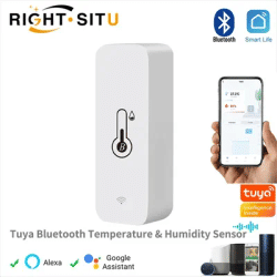 Tuya – capteur intelligent de température et d'humidité, Mini nouvelle mise à niveau, application Compatible Bluetooth, télécommande, thermomètre et hygromètre
